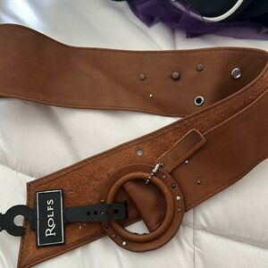 Rolfs leather belt new never worn